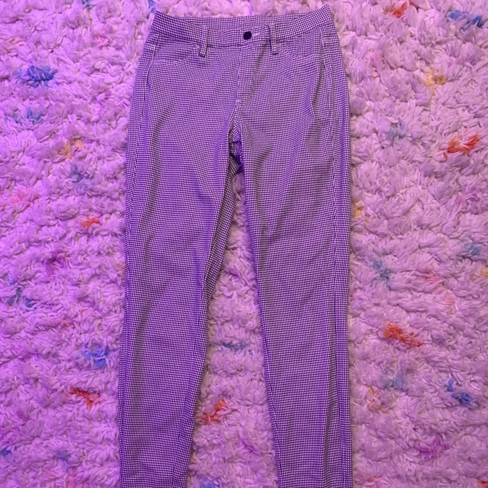 Uniqlo checker leggings